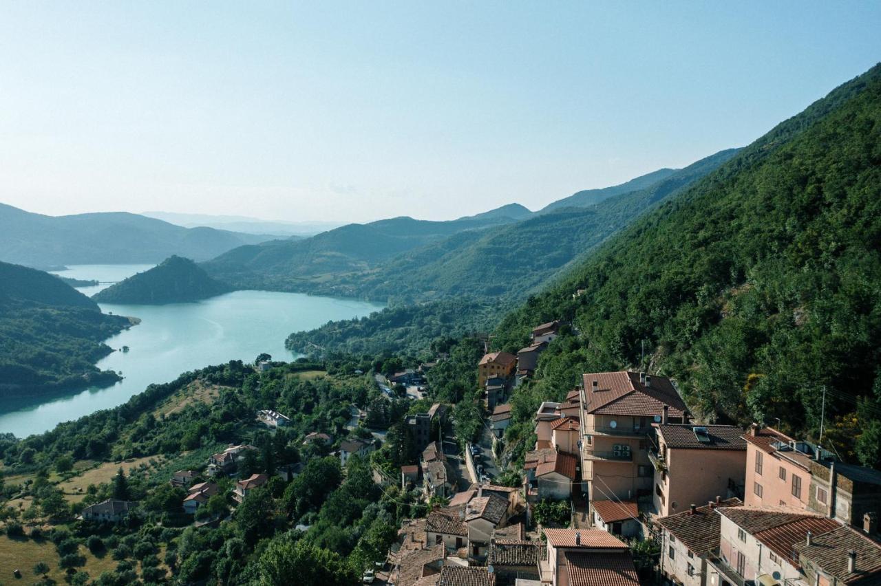 Ferienwohnung La Vista Panoramica Piu Bella Ascrea Exterior foto