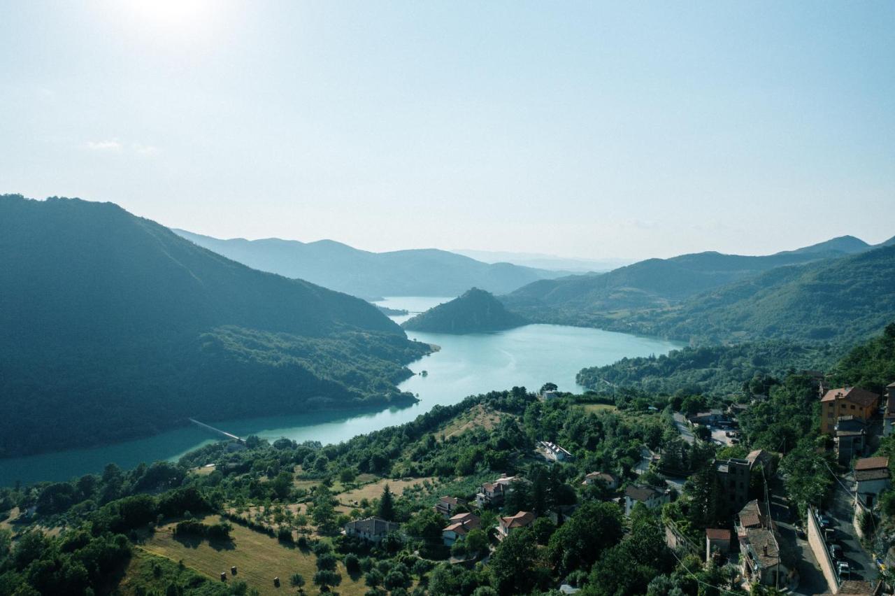 Ferienwohnung La Vista Panoramica Piu Bella Ascrea Exterior foto